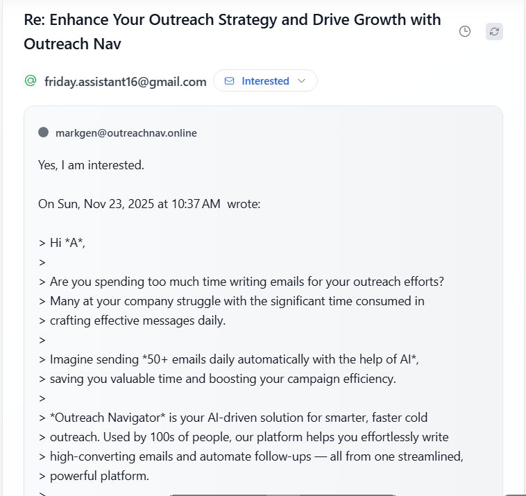 Smart Unibox Interface Main