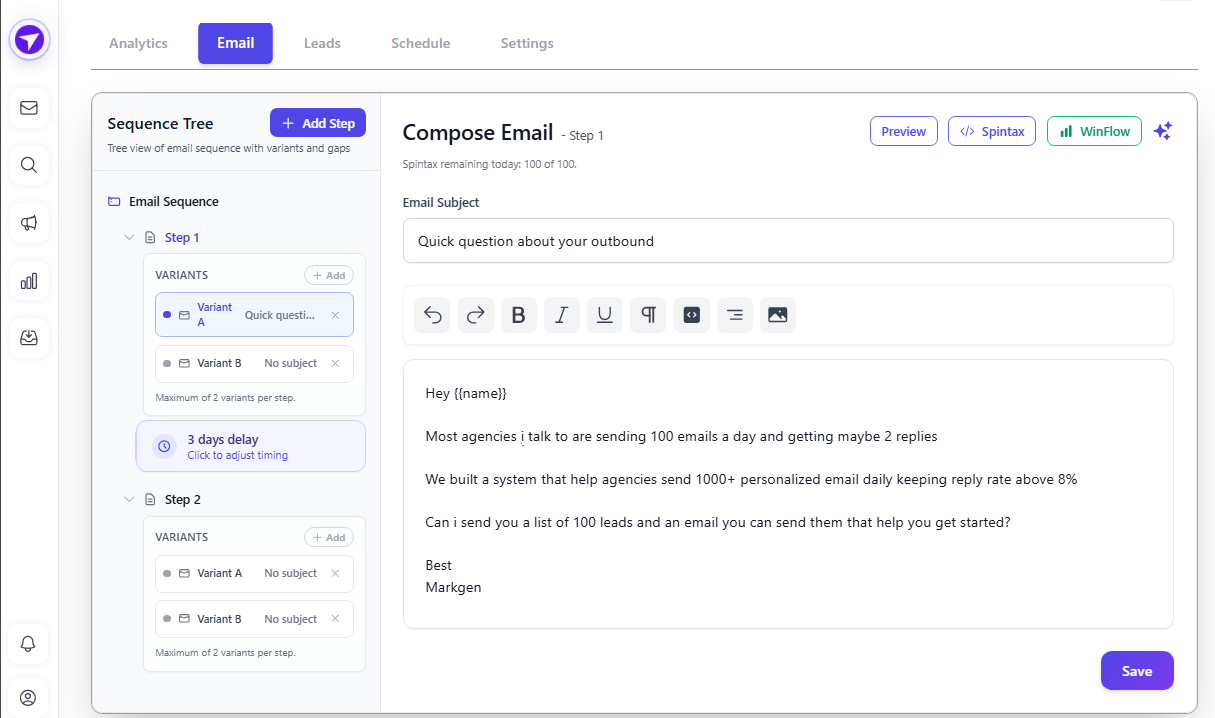 OutboundForge Dashboard